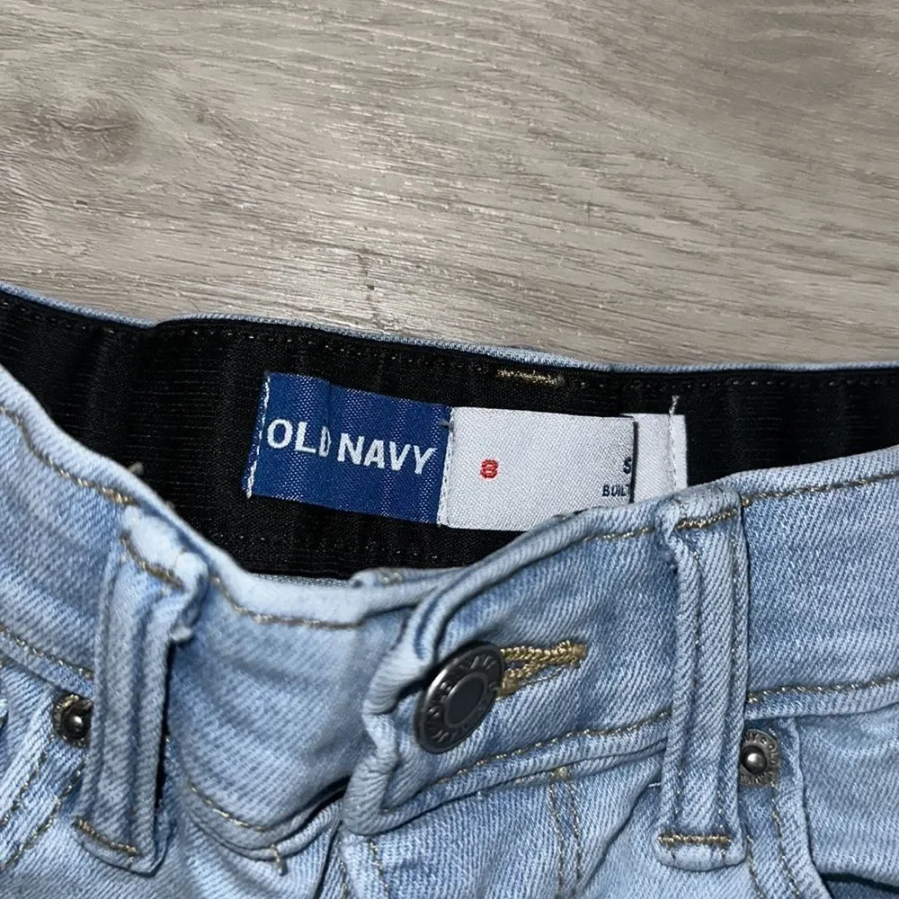 Old navy blue jean shorts